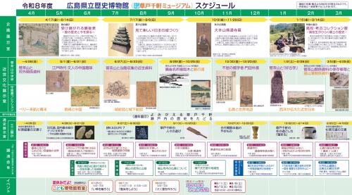 令和８年度ミュージアムカレンダーの内面小バナー