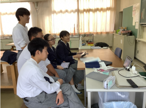 交流授業の様子