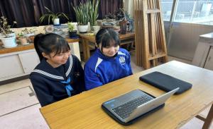 交流授業の様子