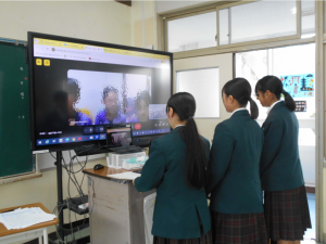 交流授業の様子