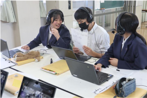 交流授業の様子