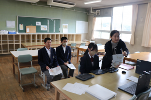 交流授業の様子