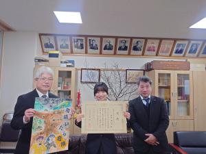 授賞式（城北中学校）