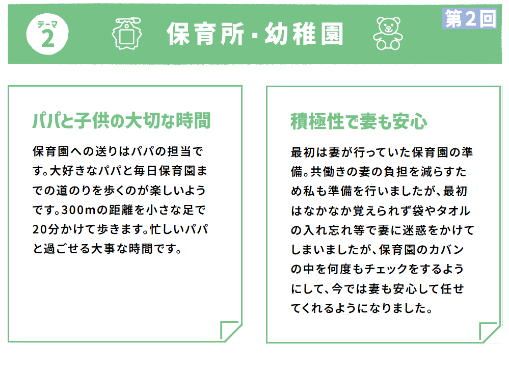 第２回テーマ②保育所・幼稚園