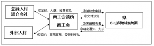 外部人材活用スキーム図１