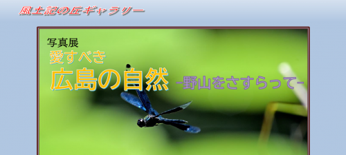 ギャラリー展のバナー