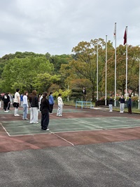 朝の集いの様子