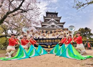 広島城集合写真