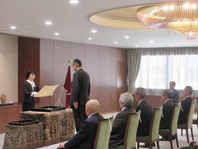 叙勲知事伝達
