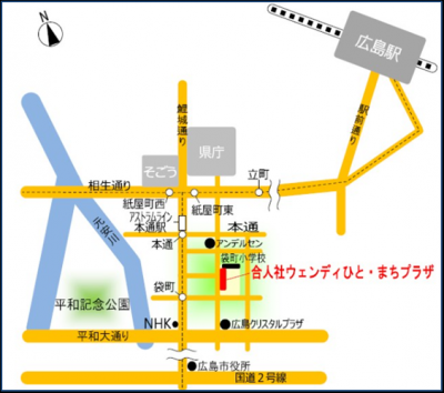 ひと・まちプラザ案内図