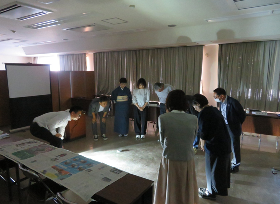 視察の様子