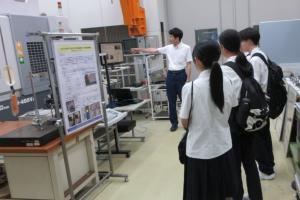 高精度切削加工 見学の様子