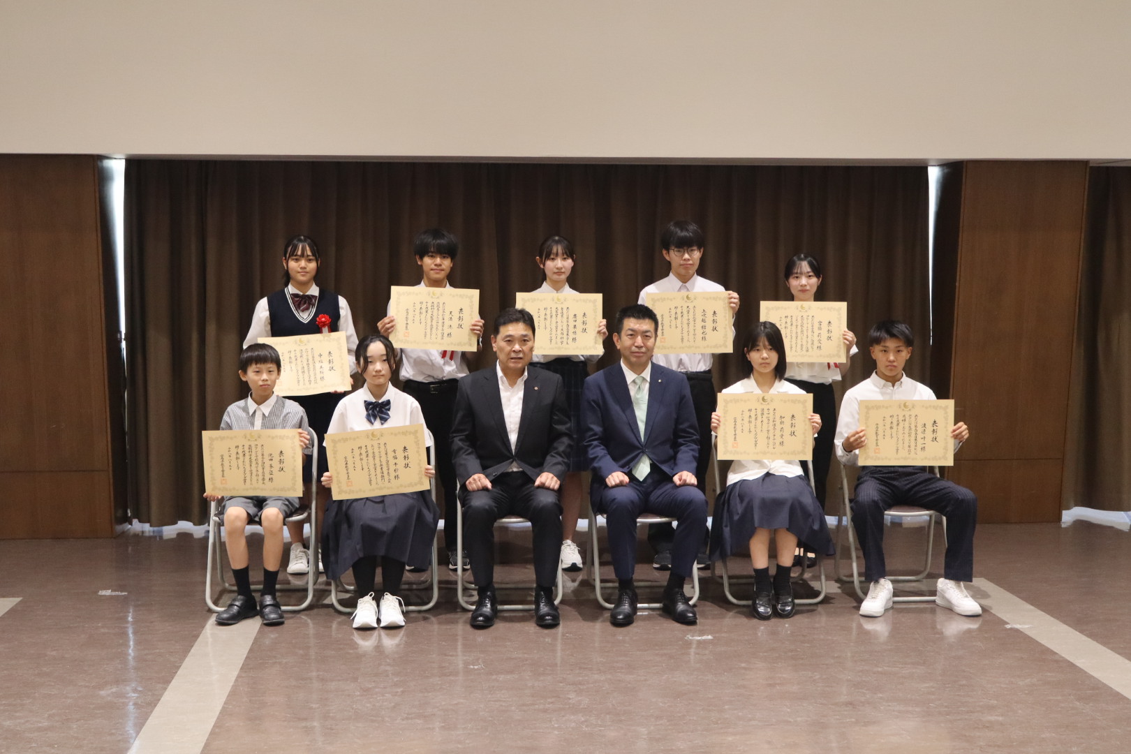 受賞者（個人）の集合写真