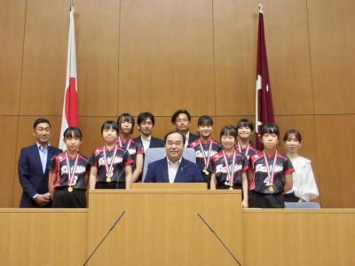 口田J.V.B.Cスポーツ少年団記念撮影