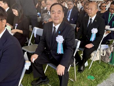 式典会場にて