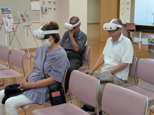 VR体験の様子