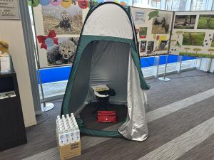 防災グッズの展示②