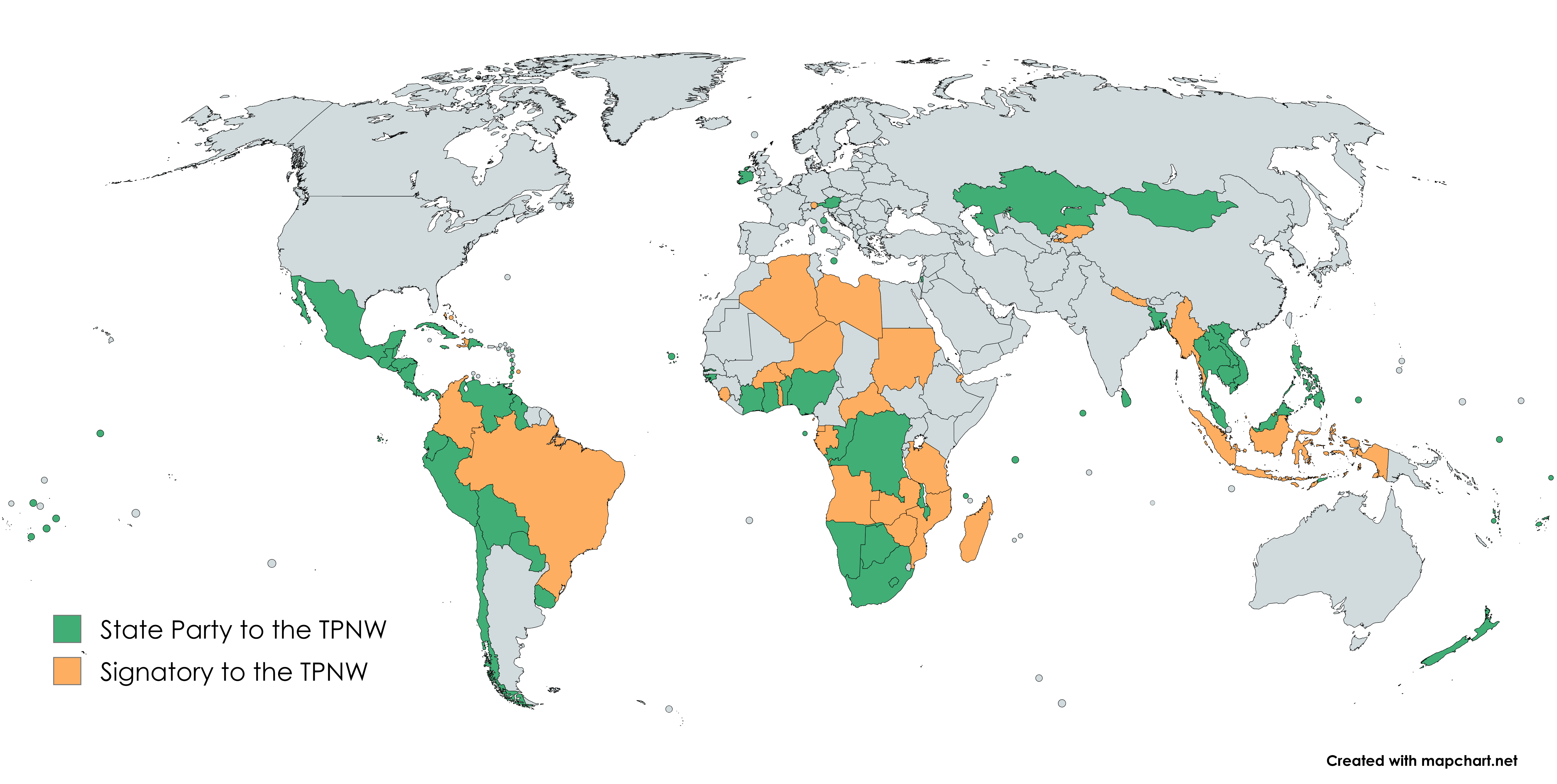 map of the treaty