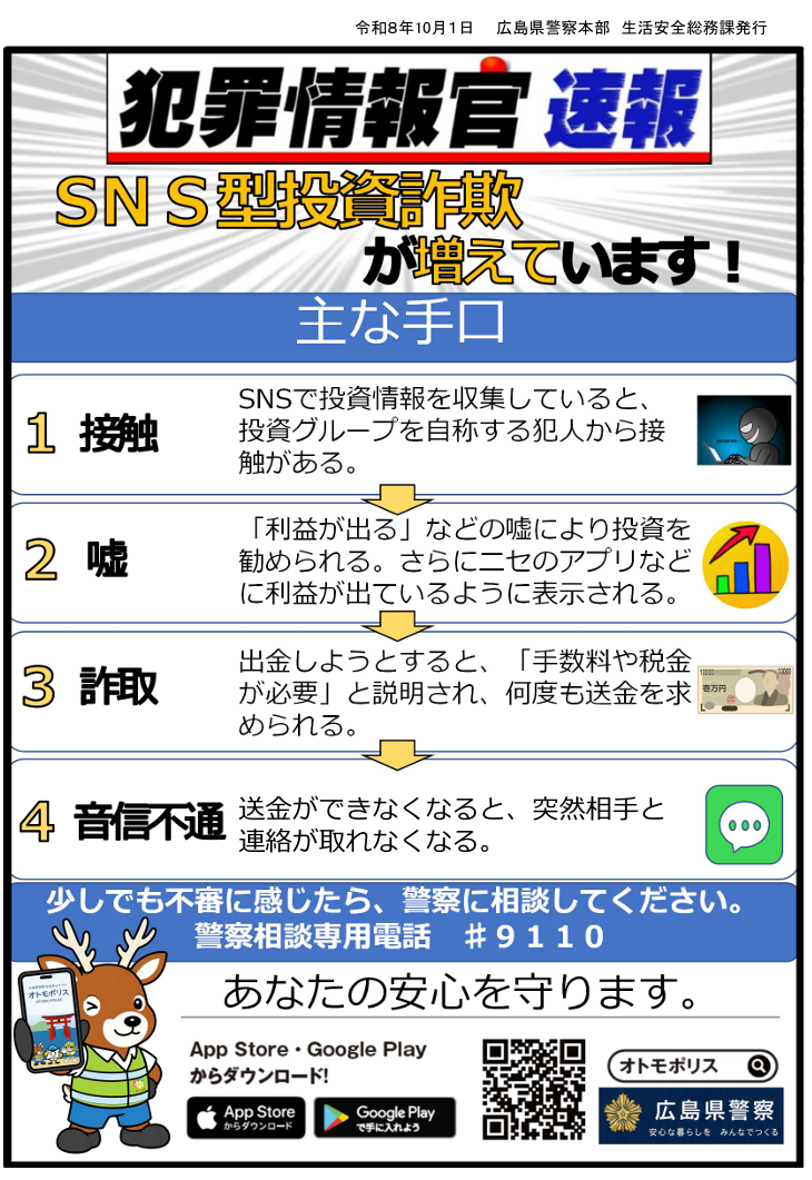 SNS型投資詐欺