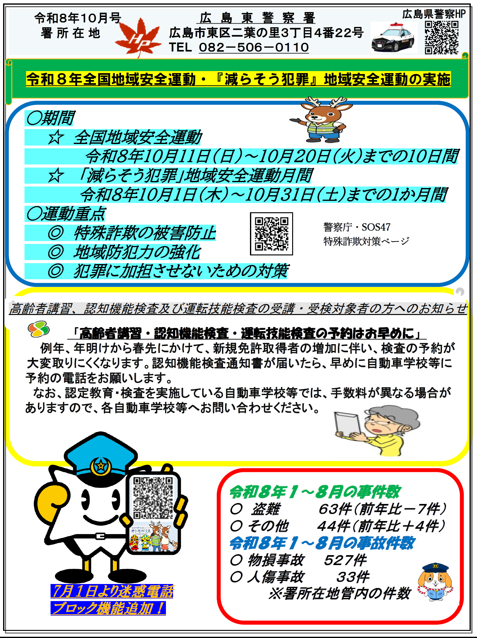 全国地域安全運動月間