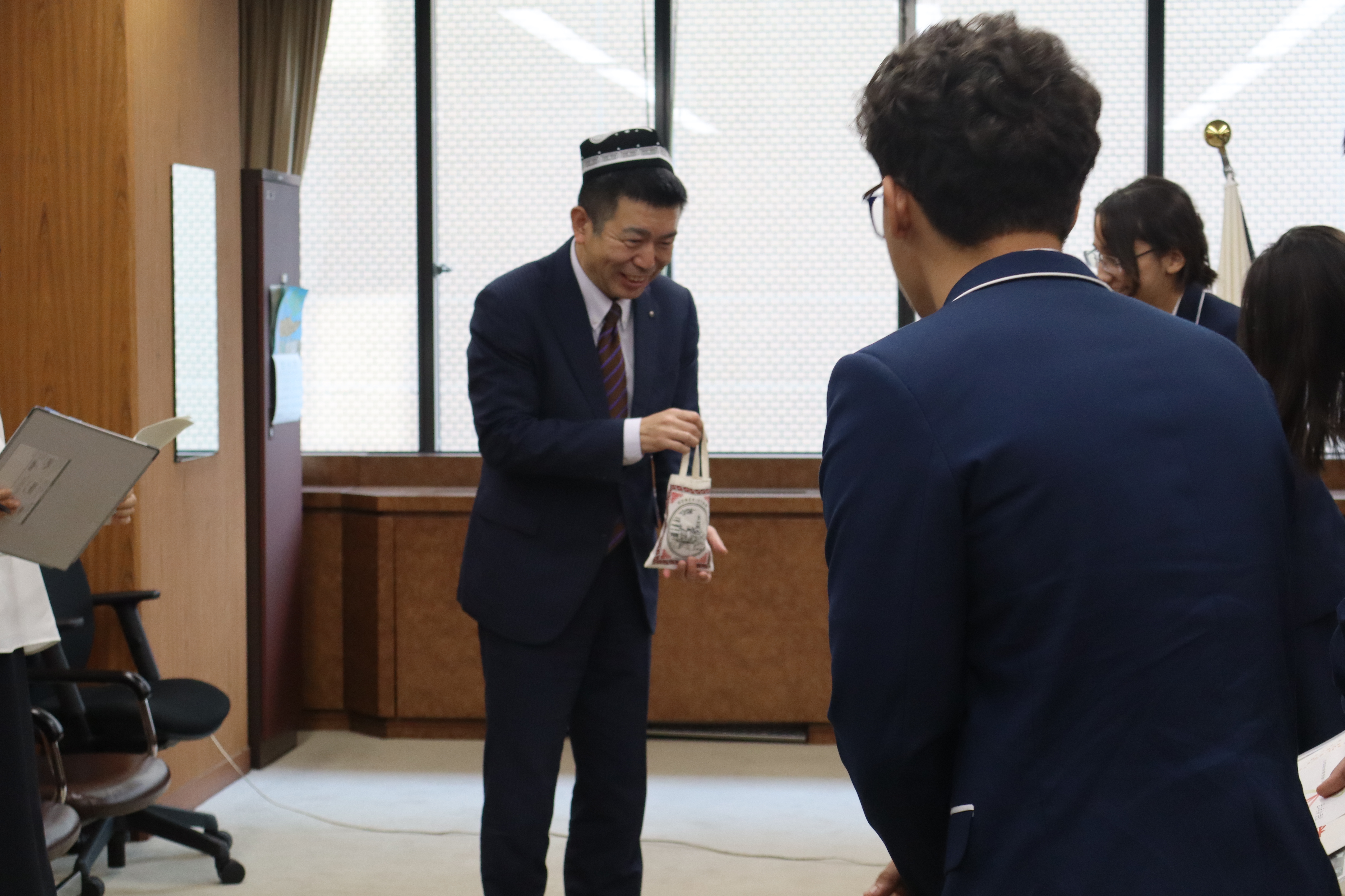 プレゼント交換の様子