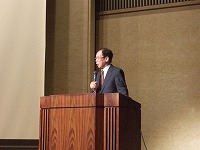 有田副会長の閉会のあいさつ写真