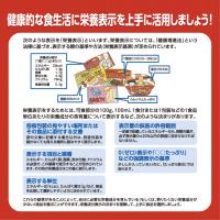 健康的な食生活に栄養表示を活用しましょう！