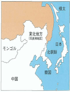 旧満州の地図