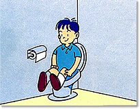 　トイレの水洗化の画像