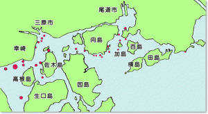 釣りをするのに制限される区域の地図４