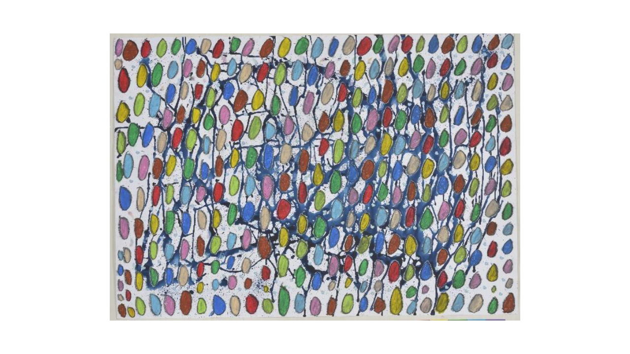 銅賞「虹色の祭り」作者：坂東 正志