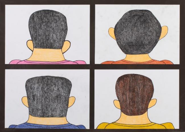 金賞「後ろ姿」作者：辰川　智史