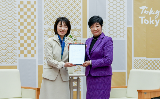 横田知事と東京都　小池知事